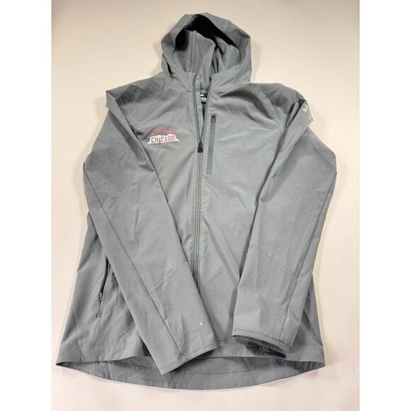 Mens Under Armour Fitted Cold Gear Gray Chicago Jacket Size Small - Picture 1 of 11
